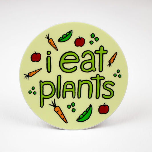 I Eat Plants Sticker