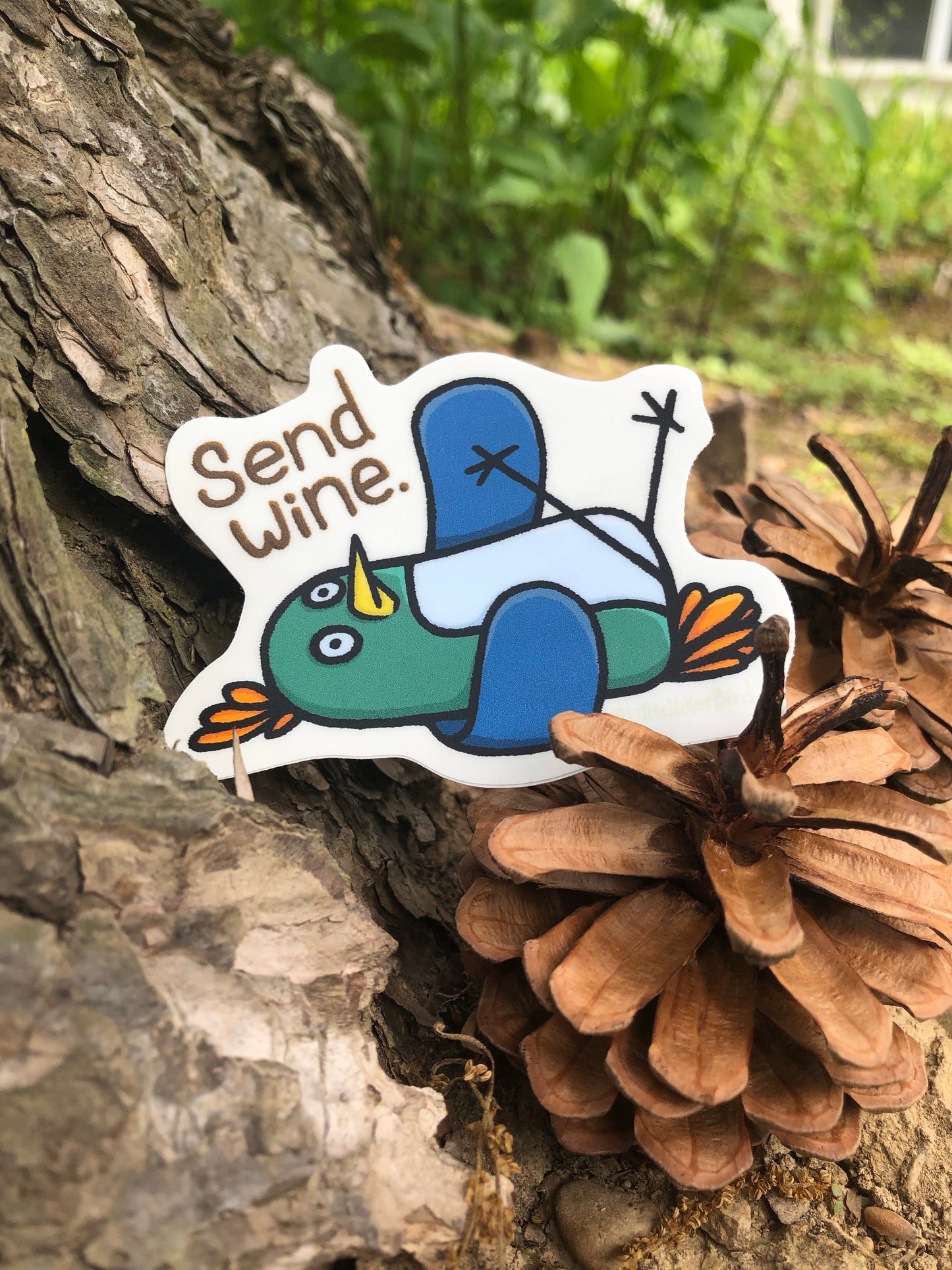 Send Wine Sticker