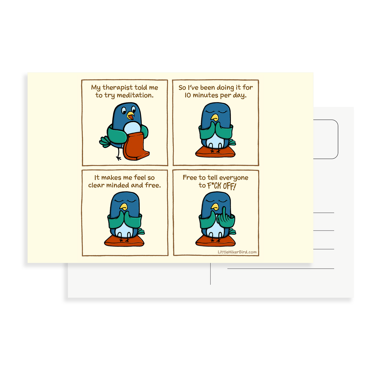 Meditation Postcard