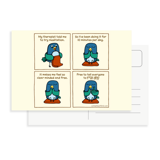 Meditation Postcard