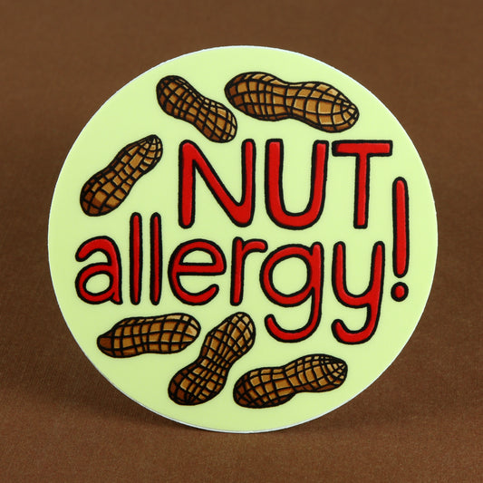 Nut Allergy Sticker