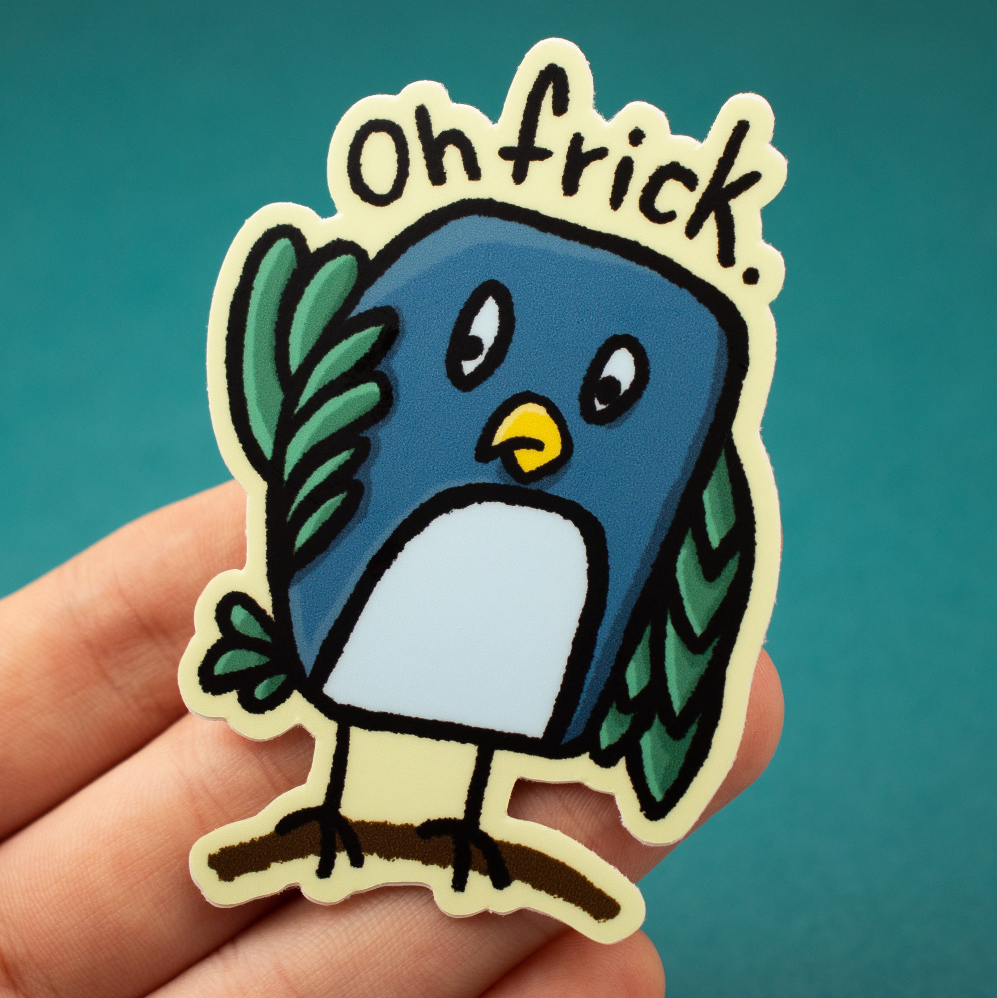 Oh Frick. Sticker – Little Hiker Bird