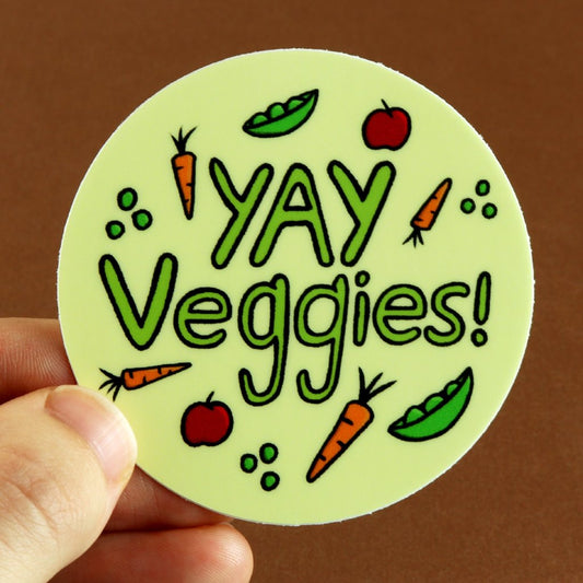 Yay Veggies Sticker